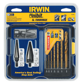 Vise-Grip 3018008 9PC UNIBIT &amp; TURBOMAX DRILL ST